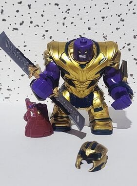 Marvel Avengers Endgame-Thanos 3in buildingblock minifigure toy Custom Lego